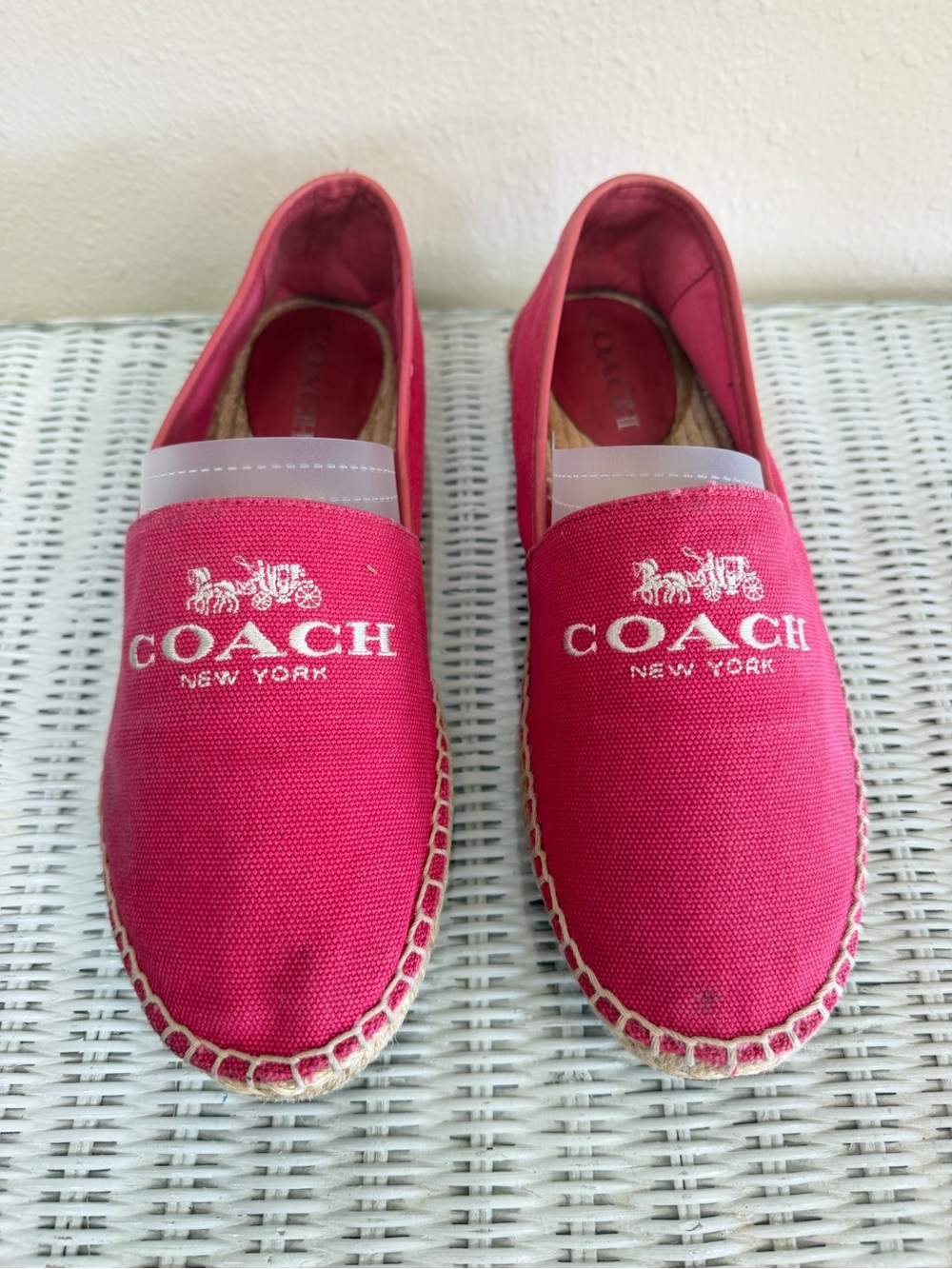 COACH Rhoda Canvas Espadrille Slip-On Shoes